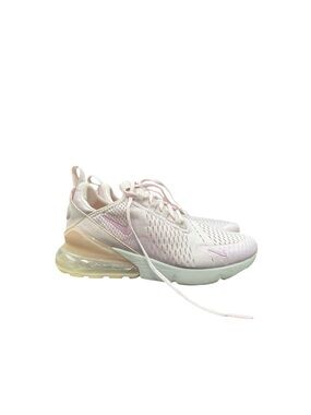 Nike Air Max 270 shoes in the "Pink Foam" colorway
